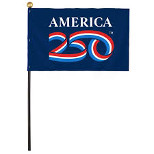 America's 250th Birthday Miniature Flag