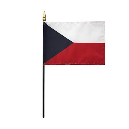 Miniature Czech Republic Flag