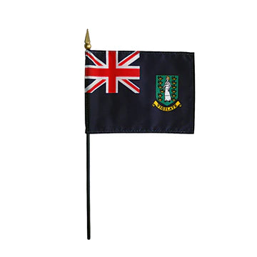 Miniature British Virgin Islands Flag