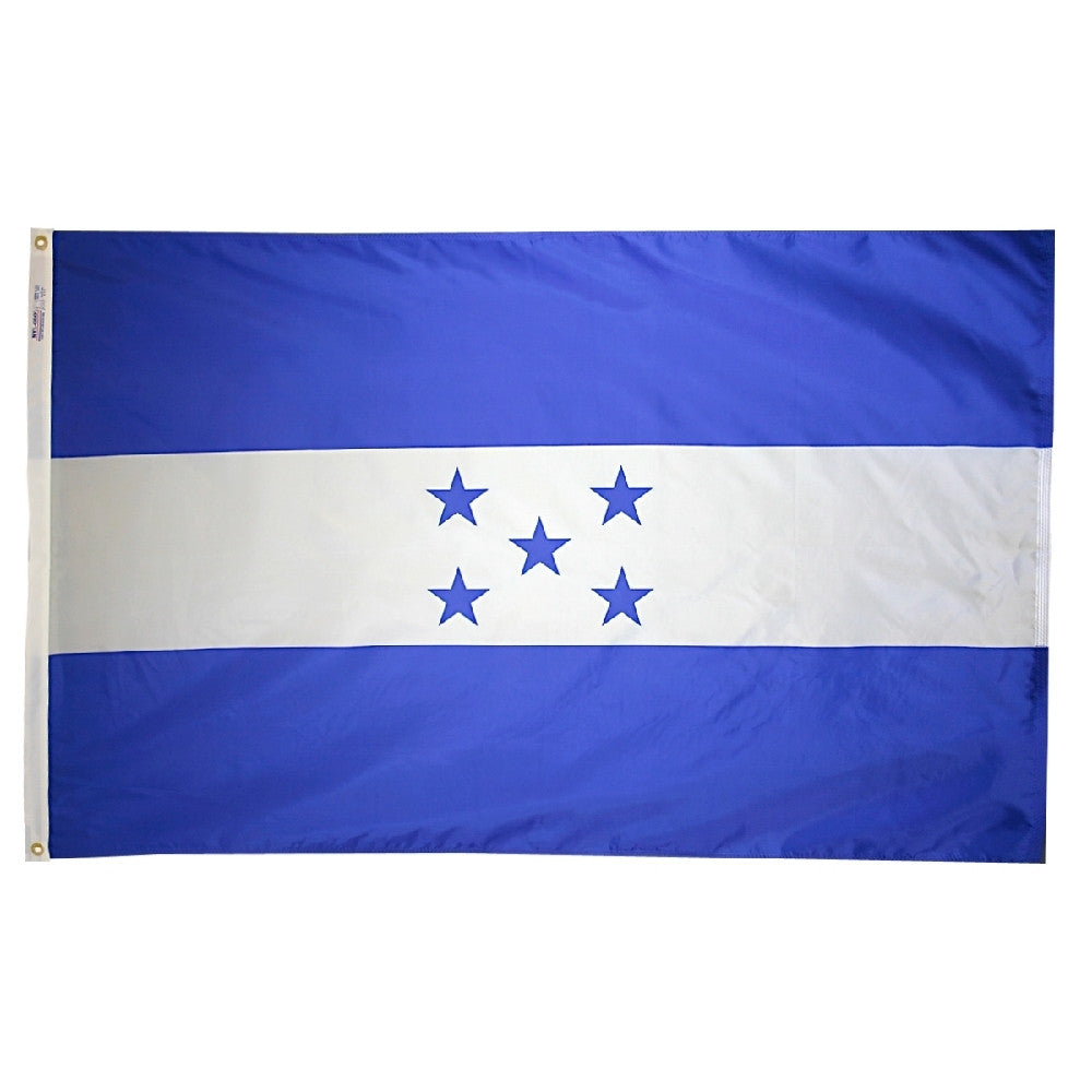 Honduras Courtesy Flag 12" x 18" - ColorFastFlags | All the flags you'll ever need! 
