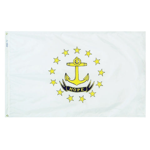 Rhode Island Courtesy Flag 12" x 18" - ColorFastFlags | All the flags you'll ever need! 
